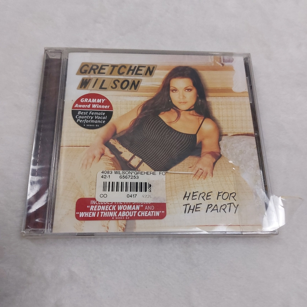 GRETCHEN WILSON HERE FOR THE PARTY Y2K COUNTRY MUSIC CD NEW